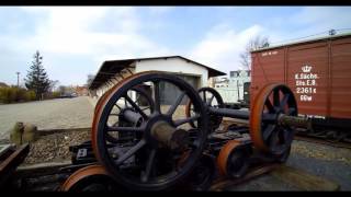 Schmalspurbahnhof RadebeulOst  Historische Wagen und Eisenbahntechnik [upl. by Eelyma433]