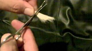 How to Rehair a Violin Bow Part 4 [upl. by Eltsirc]