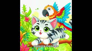 Luna and Picos Jungle Adventure A Magical Fairy Tale for Kids 🌟🐱🦜 [upl. by Plath]