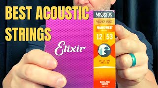 Best Acoustic Strings for Warmer Tone Elixir Phosphor Bronze Nanoweb Review [upl. by Dombrowski]