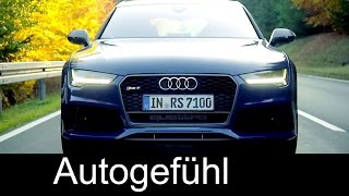 2016 new Audi RS7 Sportback Performance Sound Exterior Interior Preview  Autogefühl [upl. by Mitman]