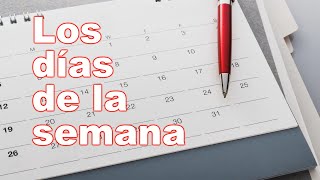 Para mí esos son los dias de la semana  Español A1A2 [upl. by Novahs]