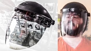 Best full face shield  Bolle Sphere review [upl. by Atteuqnas]