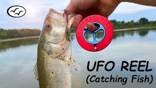 Fishing w UFO REEL Rodless Reel  Rooster Tail [upl. by Tonia]