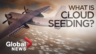 How cloud seeding makes it rain artificially [upl. by Ahsitaf234]