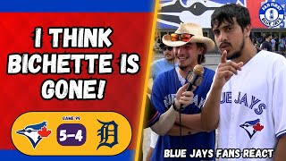 Will The Blue Jays TRADE Bo Bichette  TOR 54 DET  Blue Jays Fans React [upl. by Goodkin]