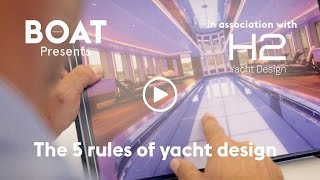 The 5 rules of yacht design [upl. by Anamuj243]