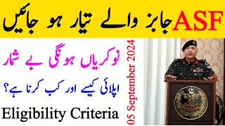 ASF Jobs 2024 New Update • Breaking News Jobs In Pakistan • Airport Security Force • [upl. by Balcer]