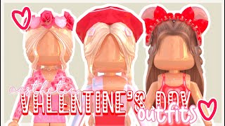 5 AESTHETIC VALENTINES DAY ROBLOX OUTFITS I butterflii [upl. by Anaerol]