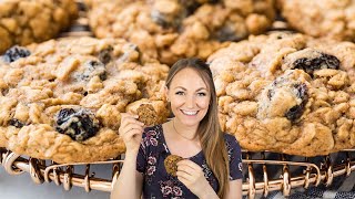 A Chewy Oatmeal Raisin Cookie Youre Going to Love [upl. by Ecnerret]