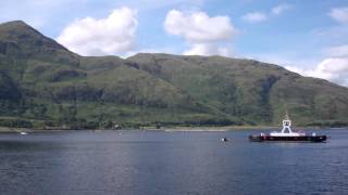 Corran Ferry To Ardgour Loch Linnhe Scottish Highlands Scotland August 2nd [upl. by Dez]