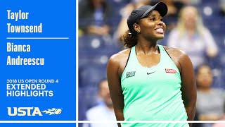 Taylor Townsend vs Bianca Andreescu Extended Highlights  2019 US Open Round 4 [upl. by Nathalie]