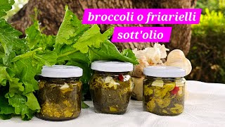 Friarielli o broccoli sottolio Rosariarinaldispeedychef [upl. by Doane]