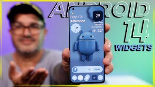 ANDROID 14 WIDGET KWGT ADAPTATIVO COM WALLPAPER 53 WIDGETS  7 WALLPAPER MATERIAL YOU [upl. by Chally]