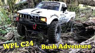 Bush Bashin in the WPL C24 Featuring An RC Car Film Channel [upl. by Lontson878]