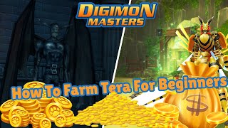 How To Farm Tera for Beginners in DMO  Digimon Masters Online Tera Farming Guide [upl. by Xet]