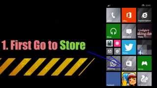 Install apps from SD Card Windows Phone 8 1  Sideload apps Windows Phone 81 from SD Card [upl. by Zevahc175]