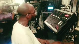 Lewis Parker making Beat on Rossum SP1200 with Emu E4 Ultra 6400 [upl. by Nilra]