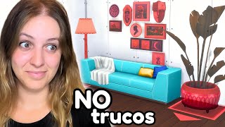 Los Sims 4 PERO no puedo utilizar TRUCOS para CONSTRUIR y DECORAR 😳 Reto Construcción  Marta [upl. by Etana727]