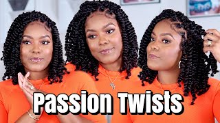 Short Passion Twist Tutorial Easy StepbyStep DIY No Crochet [upl. by Pinchas]