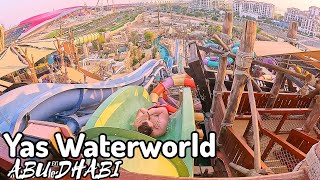 Yas Waterworld Abu Dhabi  Waterslides Yas Island [upl. by Emmanuel]