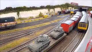 Tidworth  Basingstoke Model Railway Show  March 2016 [upl. by Decca]