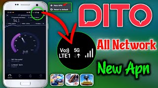 DITO SIM Setup APN Settings 5G Internet Speed For All Networks [upl. by Oloapnaig]