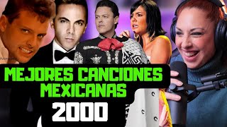 REACCIONANDO  MEJORES CANCIONES MEXICANAS 2000  Vocal coach REACTION amp ANALYSIS [upl. by Nirrol]