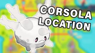 Where to FIND amp CATCH CORSOLA  Cursola Evolution ► Pokemon Sword amp Shield [upl. by Soneson]