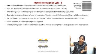 Manufacturing of Solar Cells  6 Metallization by Screen Printing [upl. by Yevrah369]