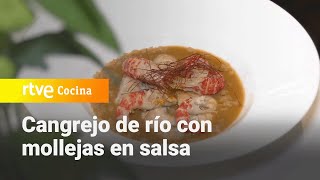 Cangrejo de río con mollejas en salsa  Ahora o nunca  RTVE Cocina [upl. by Behre494]