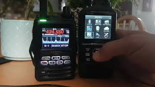 ICOM ID52 v YAESU FT5D  comparison [upl. by Afrikah]