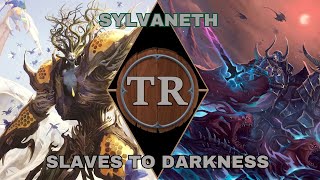 SYLVANETH vs SLAVES TO DARKNESS  Age of Sigmar 4th Edition Battle Report [upl. by Ellennoj]