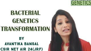 Bacterial Transformation amp Gene Mapping using Transformation GeneticsCSIR NETPrevious year quest [upl. by Rakia]