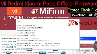 How To Download Mi flash File  Official Firmware Tested File  How To Download Xiaomi Flash File [upl. by Gary238]