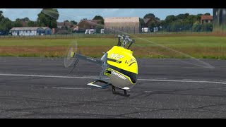 AccuRC demo  OMPHOBBY M2 3D copter [upl. by Llednar]