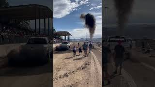 Dirt Drags are underway at dieselsinthemountains diesel dieseltrucks diesellife dragracing [upl. by Zela810]