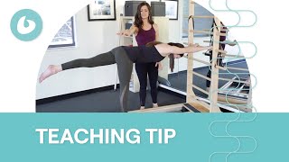 Pilates Arabesque  Teaching Tip [upl. by Initirb]