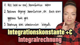 Wann C in der Integralrechnung Erklärung amp Beispiele  ÜBERSICHT [upl. by Fortier]