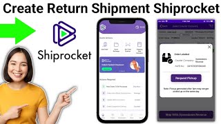 How To Create Return Shipment in Shiprocket 2024 [upl. by Furie145]