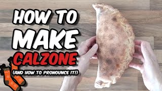 How to make calzone with pizza dough  How to FOLD and SEAL calzone [upl. by Staffan]