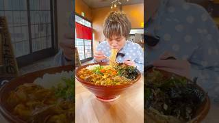 【大食い】お客さんが2度見するラーメン7kgを制限時間45分で完食できるの？ 大食い 早食い デカ盛り shorts asmr fastfood [upl. by Cazzie]