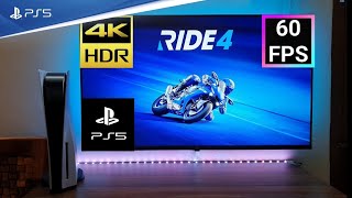 Ride 4 Gameplay PS5 4K HDR 60FPS [upl. by Neelrihs872]