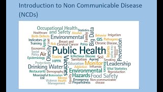 Introduction to NonCommunicable Diseases  NCDs [upl. by Eanerb]