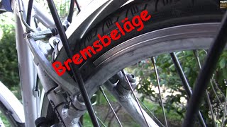 Fahrrad Bremsbeläge wechseln [upl. by Htiekel]