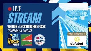 Live Stream  Yorkshire Vikings v Leicestershire Foxes  Metro Bank One Day Cup [upl. by Radnaskela]