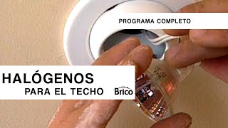 Cómo colocar lamparas HALÓGENAS empotrables en el TECHO 💡 🏠Programa completo 🔧 Bricomania [upl. by Reseda]