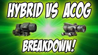 MW3 Tips amp Tricks Hybrid Sight vs ACOG  Which is Better Modern Warfare 3 [upl. by Quita]