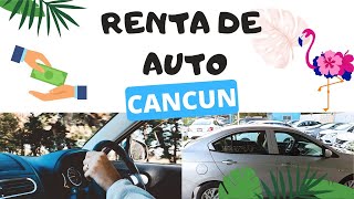 Rentantamos auto en Cancun🌴🚗 [upl. by Shorter459]