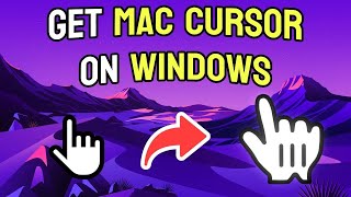 How to Get the Mac OS Cursor on Windows 10 amp 11  Full Guide [upl. by Tihom]